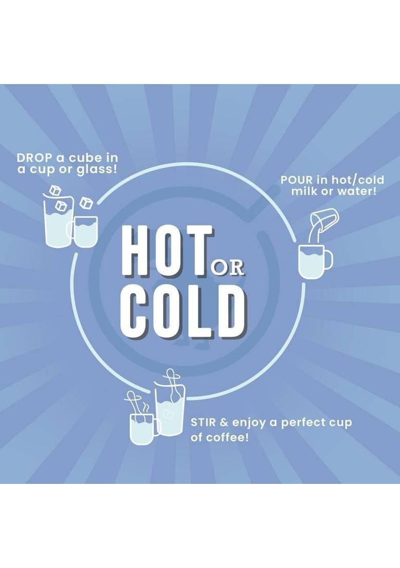 Bevzilla 10 Instant Coffee Cubes With Organic Date Palm Jaggery