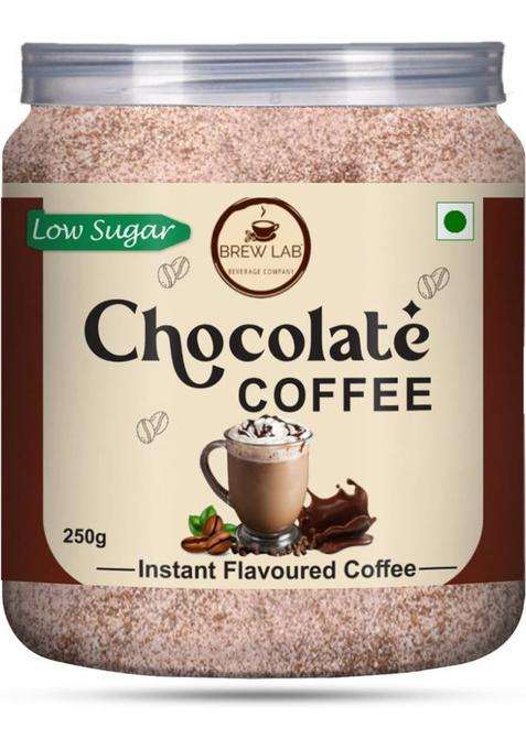 Brew Lab Delicious Instant Chocolate Flavored Coffee Premix Powder With Low Sugar Instant Coffee&nbsp;&nbsp;(250 G, Chocolate Flavoured)