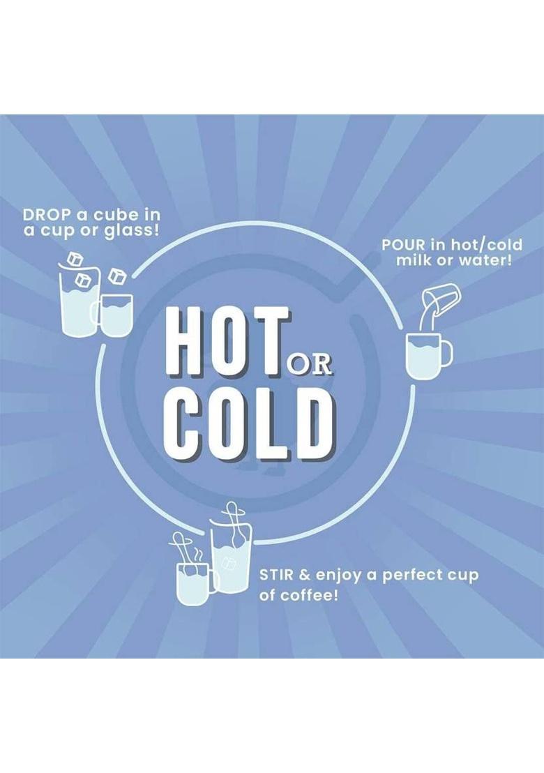 Bevzilla 20 Instant Coffee Cubes Pack With Organic Date Palm Jaggery (Assorted) Instant Coffee (20 X 10 G, Assorted Flavoured)