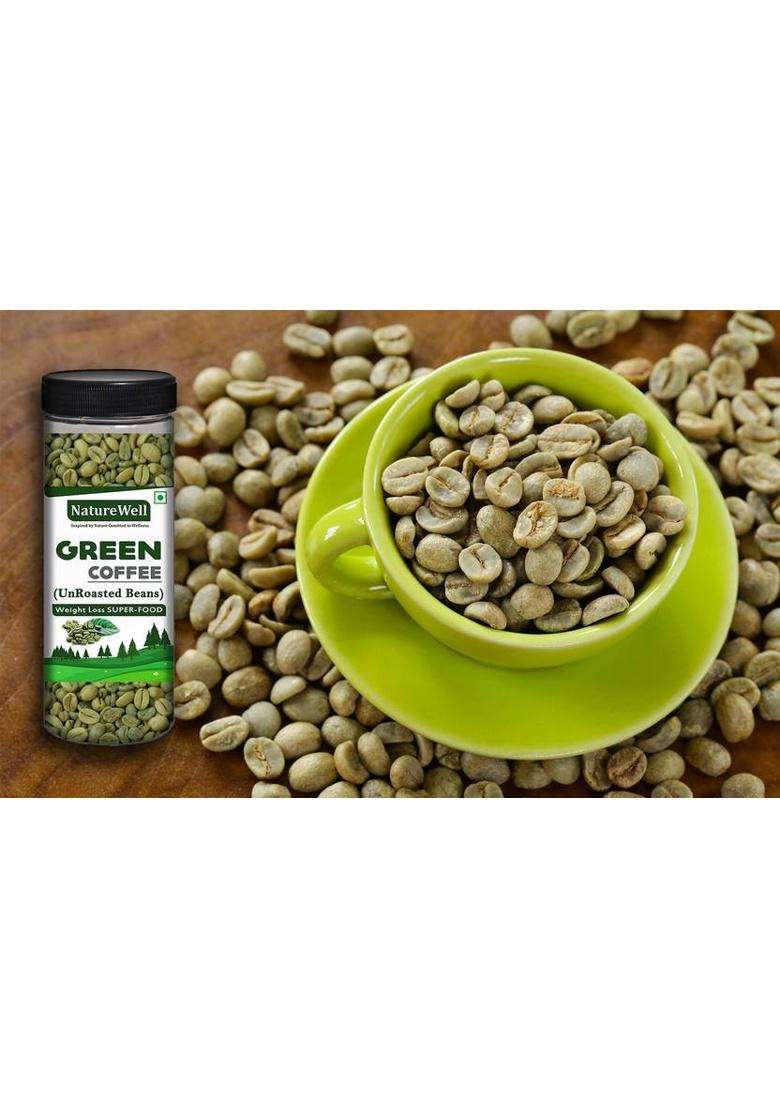 Naturewell Organic Green Coffee Beans Powder For Weight Loss. Coffee Beans&nbsp;&nbsp;(200 G) - Indya