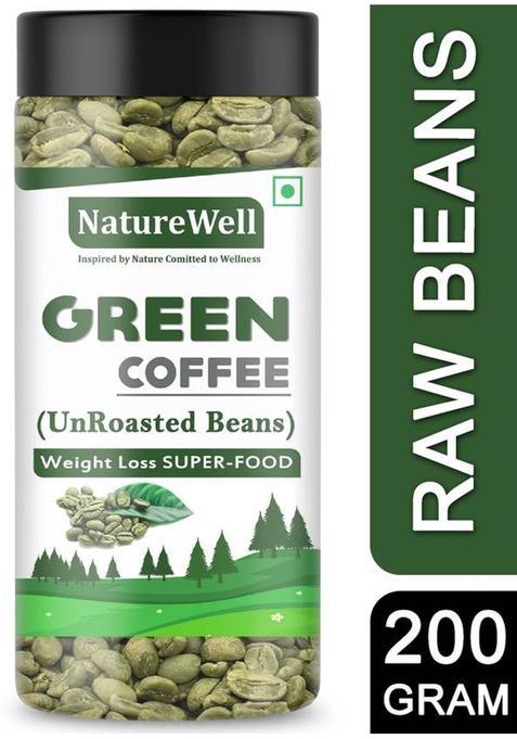 Naturewell Organic Green Coffee Beans Powder For Weight Loss. Coffee Beans&nbsp;&nbsp;(200 G)