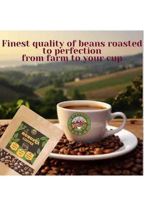 Empress Farms Roasted Coffee Beans | 100% Robusta I Medium Roast I Coffee Beans (150 G)