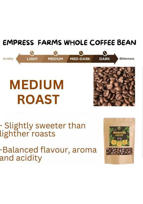 Empress Farms Roasted Coffee Beans | 100% Robusta I Medium Roast I Coffee Beans (150 G)
