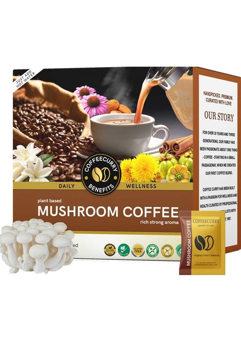 Teacurry Mushroom Coffee Premix (30 Sachets)