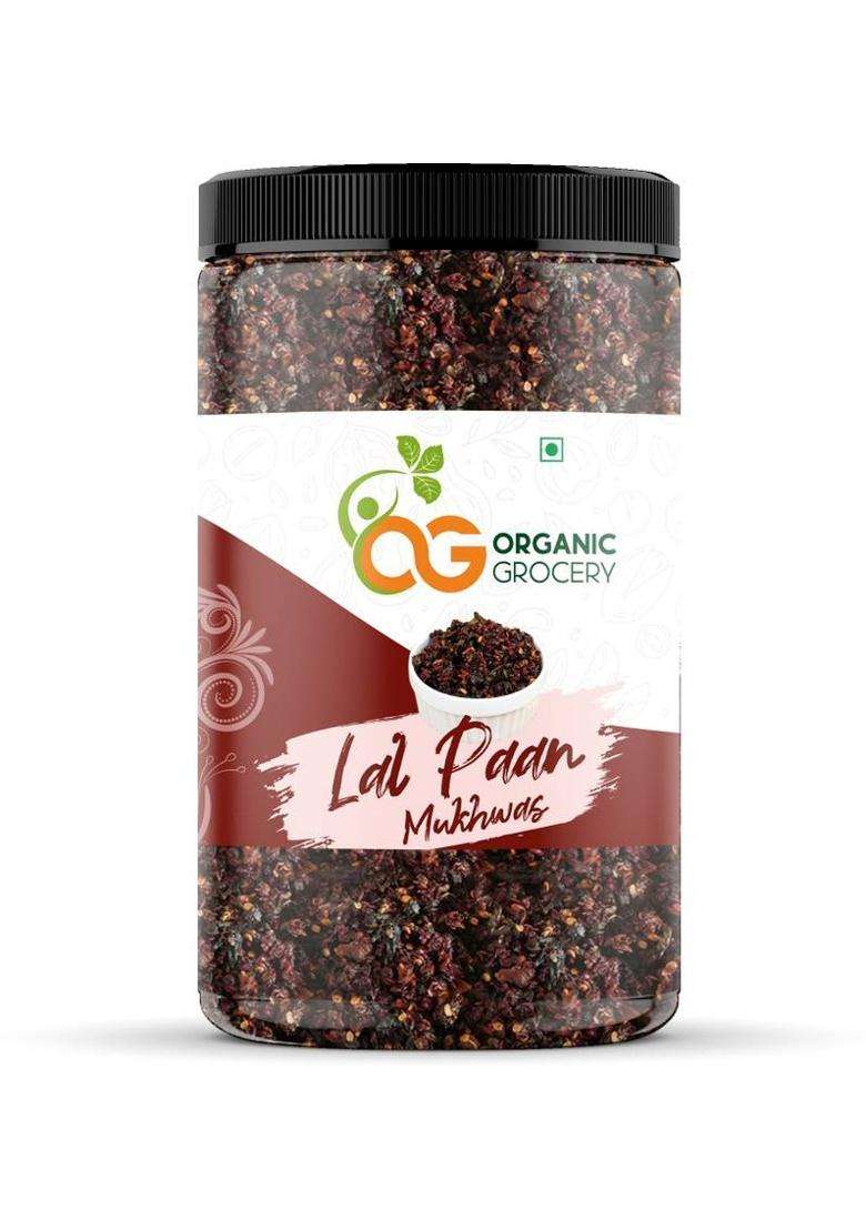 Organic Grocery Paan Mukhwas Mouth Freshner Calcutta Laal Paan 500G Paan Mouth Freshener&nbsp;&nbsp;(500 G) - Indya