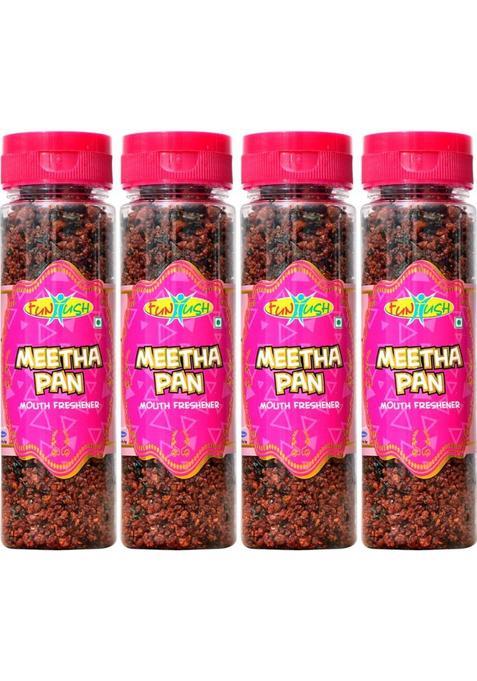 Funtush Meetha Paan Mukhwas 90 Grams Bottle | Mukhwas Mouth Freshener | Paan Mukhwas Paan Mouth Freshener&nbsp;&nbsp;(4 X 1 Pieces)