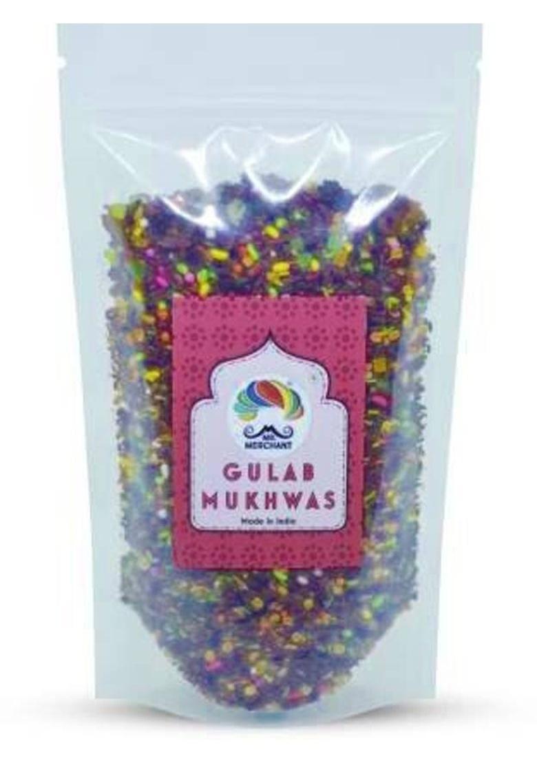 Mr. Merchant Gulab Mukhwas Mixture (Rose Flavor Mouth Freshener) Rose Mouth Freshener (400 G)