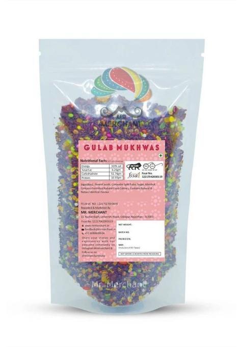 Mr. Merchant Gulab Mukhwas Mixture (Rose Flavor Mouth Freshener) Rose Mouth Freshener (400 G)