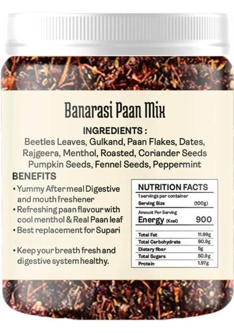 Vilaas Banarasi Paan Mukhwas – Traditional Paan Mix For Freshness & Digestion Banarasi Paan Mouth Freshener (300 G)