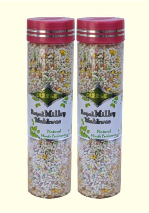 Dizzle Royal Milky Mukhwas 250G Pack Of 2 Menthol Mouth Freshener&nbsp;&nbsp;(2 X 250 G)