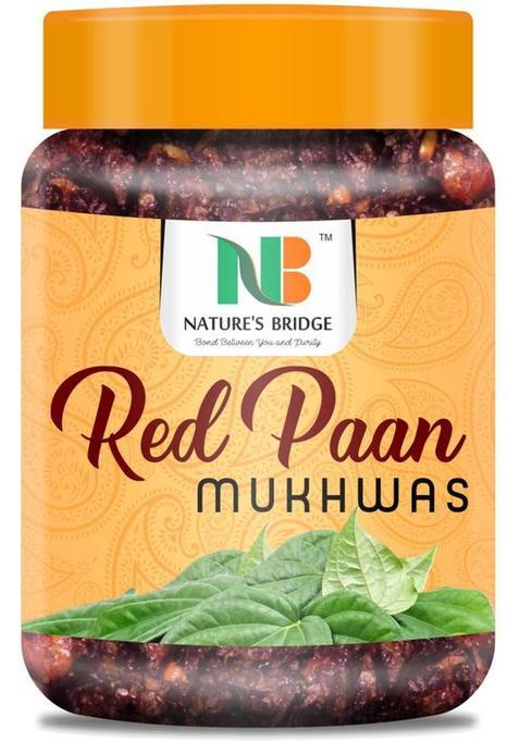 Nature'S Bridge Red Paan Mukhwas Jar Pack (900 Gm) / Culcatta Meetha Paan / Sweet Paan Mukhwas / Premium Quality Pan Without Supari Paan Mouth Freshener&nbsp;&nbsp;(900 G)