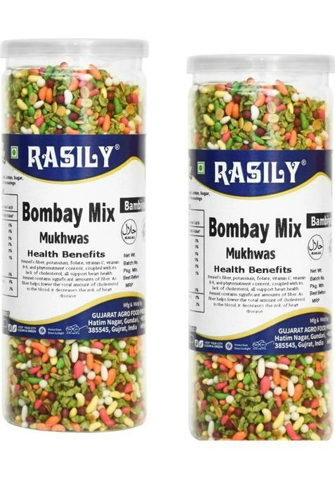Rasily Bombay Mix Mukhwas Mouth Freshener (Pack Of 2) Bombax Mix Mukhwas Mouth Freshener (2 X 220 G)