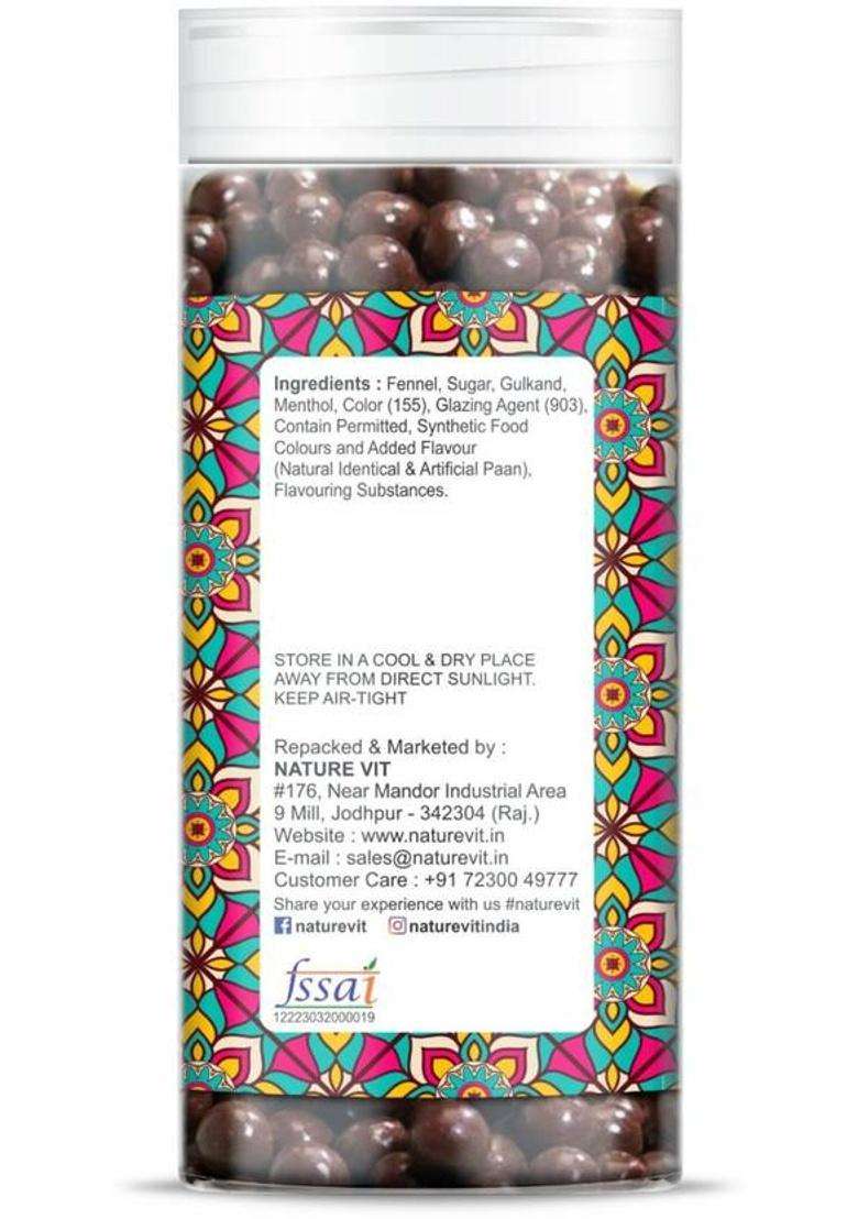 Nature Vit Naturevit Paan Shot 200G | Strong Paan Flavour Candy Mouth Freshener Paan, Mint Mouth Freshener&nbsp;&nbsp;(200 G) - Indya