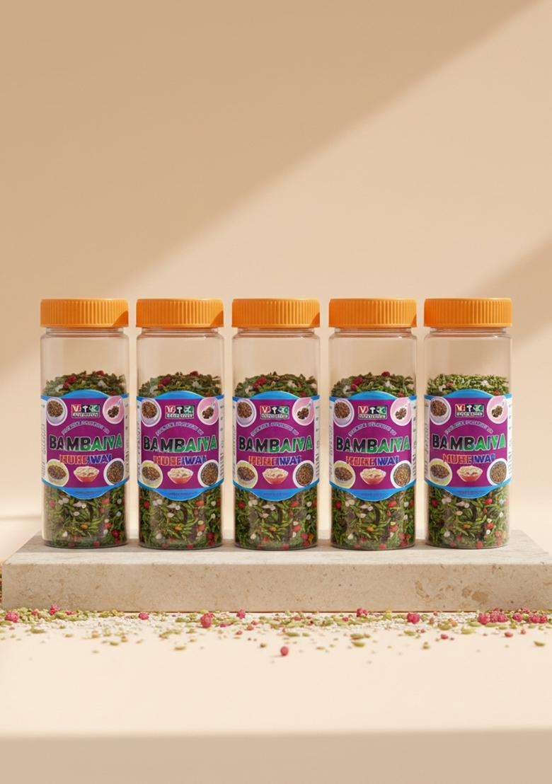 Vtc Tasty Bambaiya Mix Mukhwas Mouth Freshener Saunf, Sugar Mouth Freshener&nbsp;&nbsp;(5 X 200 G) - Indya