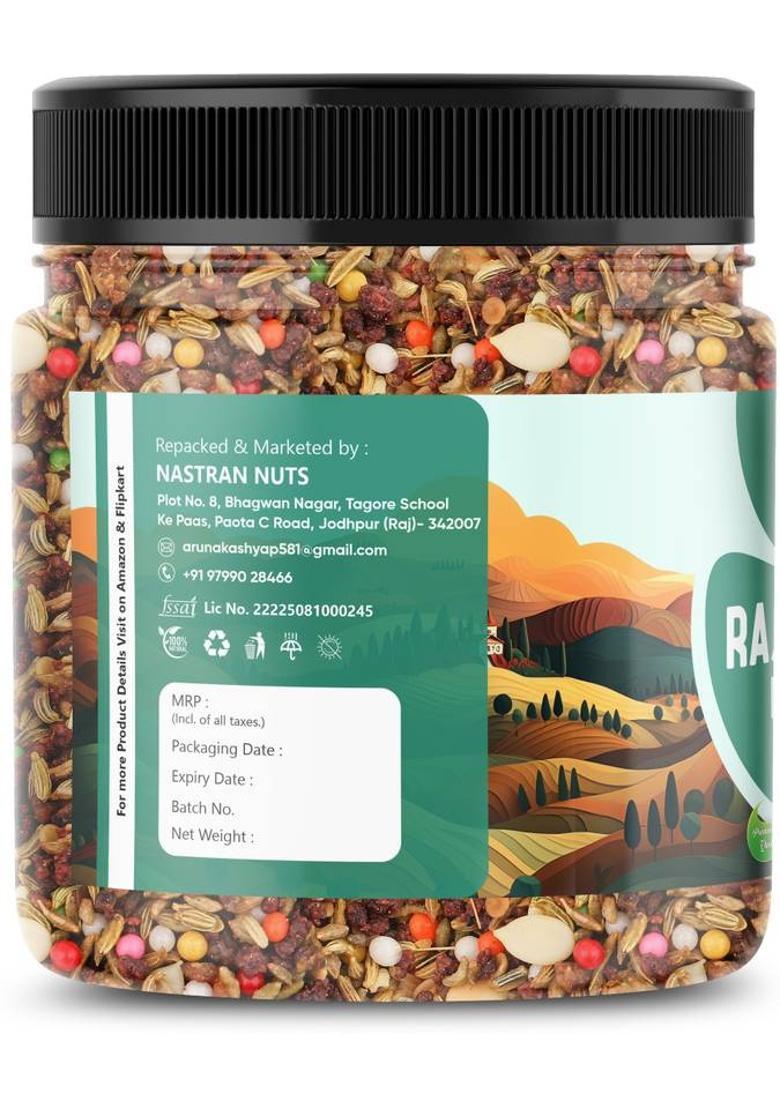 Nastran Nuts Rajasthani Mukhwas | Natural & Spices | Refreshing & Digestive | Traditional Mukhwas Mouth Freshener (250 G)