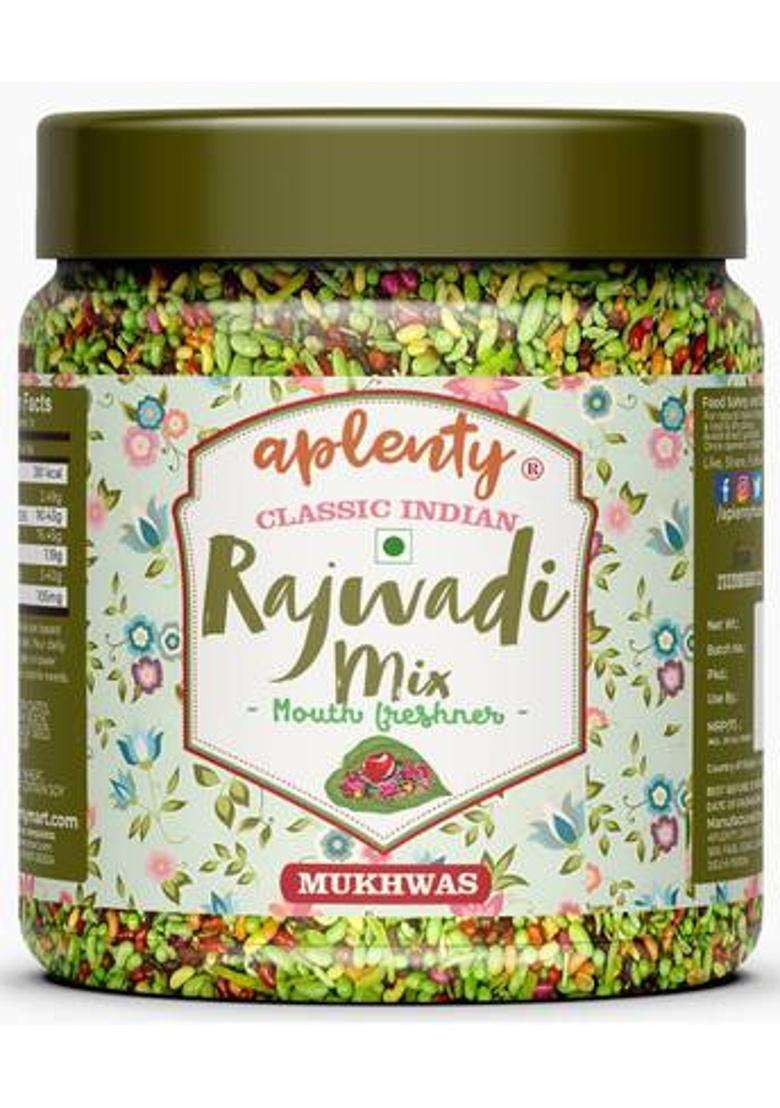 Aplenty Rajwadi Mix Sounf Mukhwas | Raajwadi After-Meal Mix With Fennel Seed Sounf Mouth Freshener&nbsp;&nbsp;(200 G) - Indya