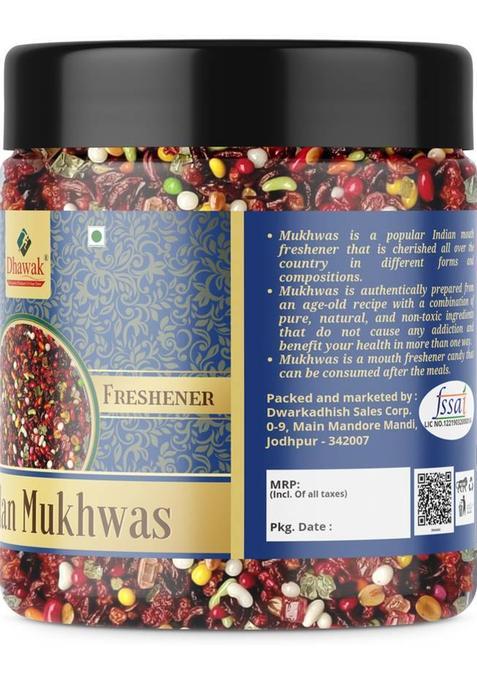 Dhawak Chandan Mukhwas Home Made Chandan Mouth Freshner|Digestive, After-Meal,Mukhwas Mint Mouth Freshener (2 X 350 G)
