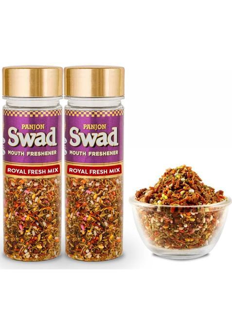 Panjon Swad Mukhwas Royal Fresh Mix Pachak Mouth Freshener&nbsp;&nbsp;(2 X 130 G)