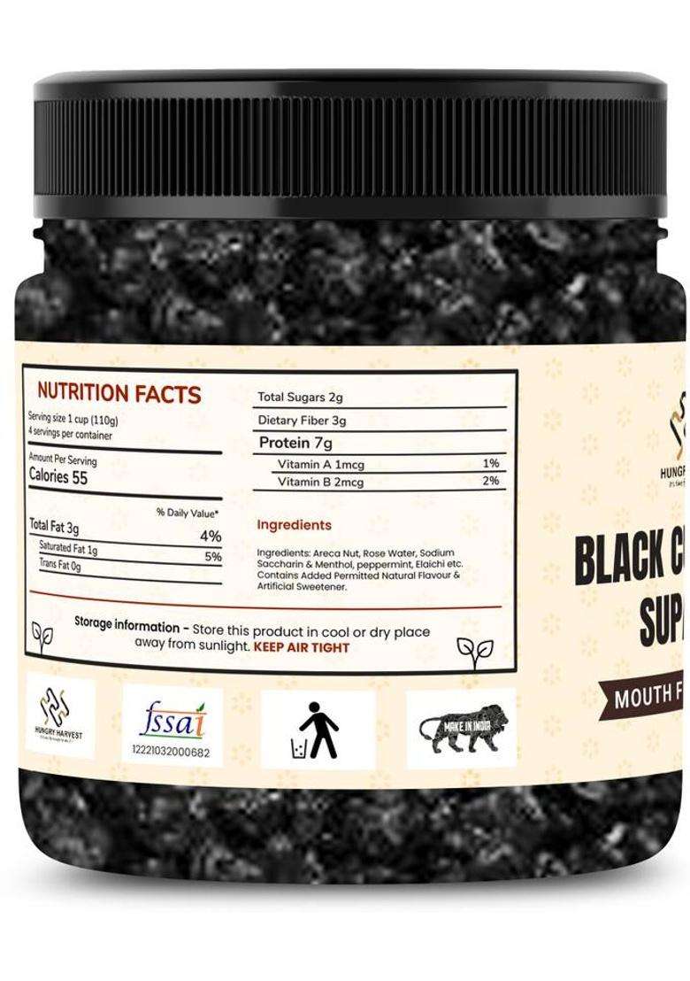 Hungry Harvest Black Current Supari Mukhwas Mix Saunf Mukhwas After Meal| Jar Pack Mukhwas Mouth Freshener&nbsp;&nbsp;(150 G) - Indya