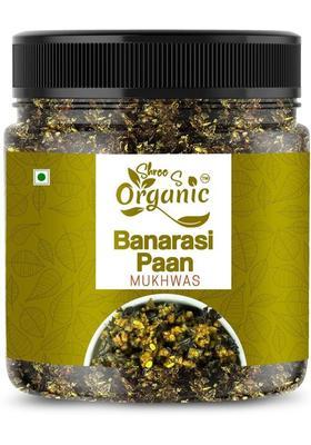 Shree S Organic Banarasi Paan Mukhwas 200G | Sweet & Refreshing Digestive After-Meal Mix Paan Mouth Freshener&nbsp;&nbsp;(200 G)