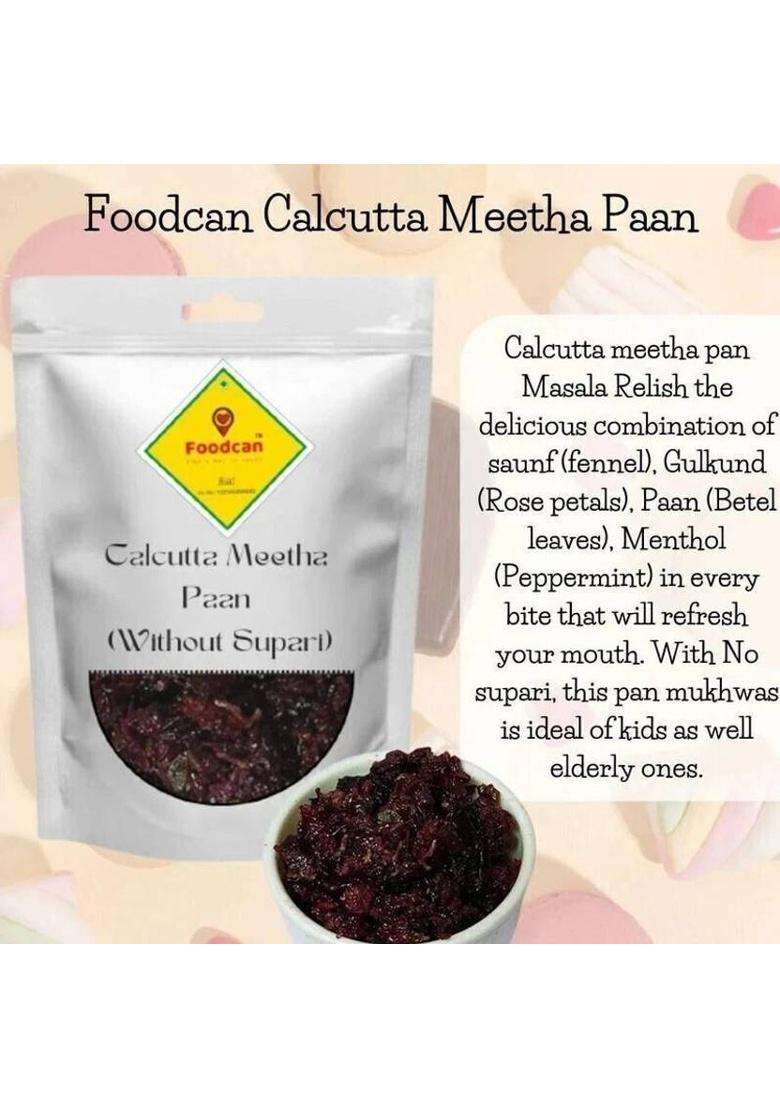 Foodcan Mukhwas - Mouth Freshner Sweet Paan (Without Supari) (250 Grams) Mouth Freshener Mouth Freshener&nbsp;&nbsp;(250 G) - Indya