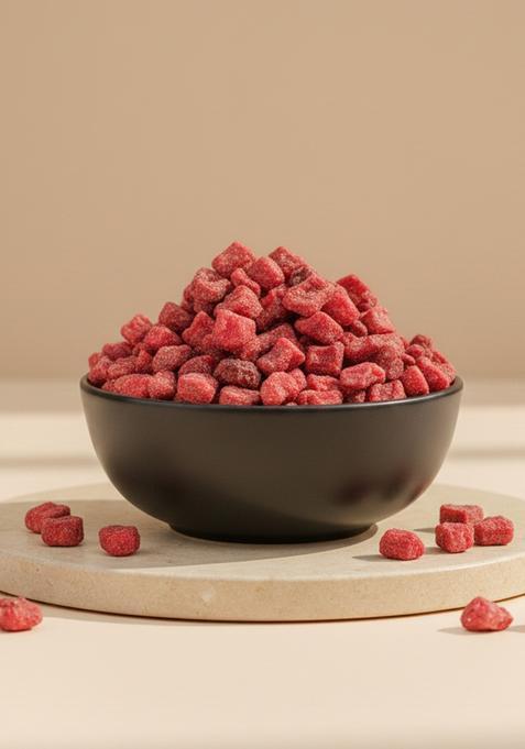 Veganic Pink Dried Dates Mouth Freshener | Gulab Khajur Supari Mukhwas Sweet Mouth Freshener (200 G)