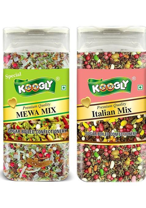 Koogly Premium Quality Mukhwas Mewa Mix, Italian Mouth Freshener&nbsp;&nbsp;(2 X 205 G)