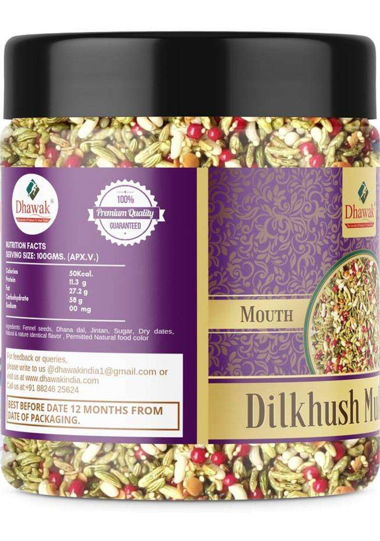 Dhawak Mukhwas Home Made Dilkush Mouth Freshner | Digestive, After-Meal,Mukhwas Sweet Mouth Freshener&nbsp;&nbsp;(2 X 350 G) - Indya