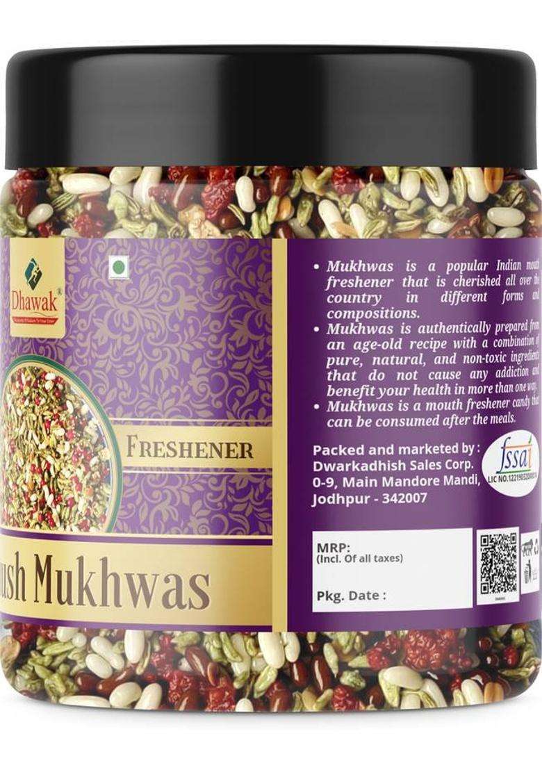 Dhawak Mukhwas Home Made Dilkush Mouth Freshner | Digestive, After-Meal,Mukhwas Sweet Mouth Freshener&nbsp;&nbsp;(2 X 350 G) - Indya