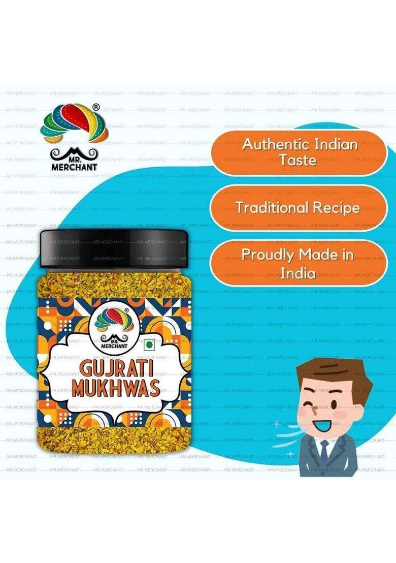 Mr. Merchant Gujarati Mukhwas (Tangy Flavor) Tangy Mouth Freshener&nbsp;&nbsp;(250 G) - Indya