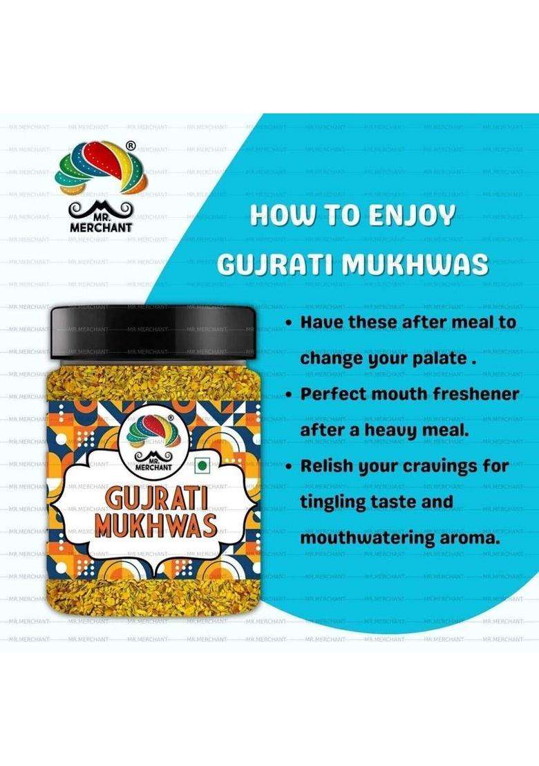 Mr. Merchant Gujarati Mukhwas (Tangy Flavor) Tangy Mouth Freshener&nbsp;&nbsp;(250 G) - Indya