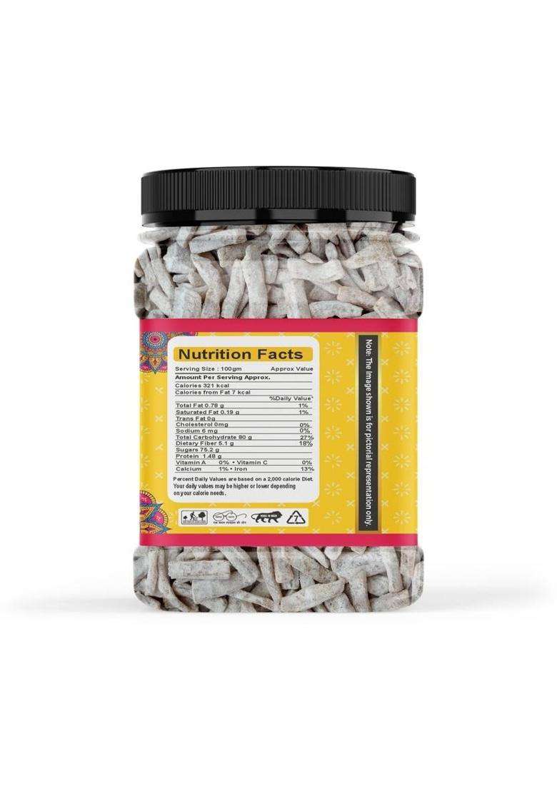 Nikki Mango Slices Churan Mouthfreshner/Mukhwas 200 Gm Jar Aam Papad Churan Mango Mouth Freshener&nbsp;&nbsp;(200 G) - Indya