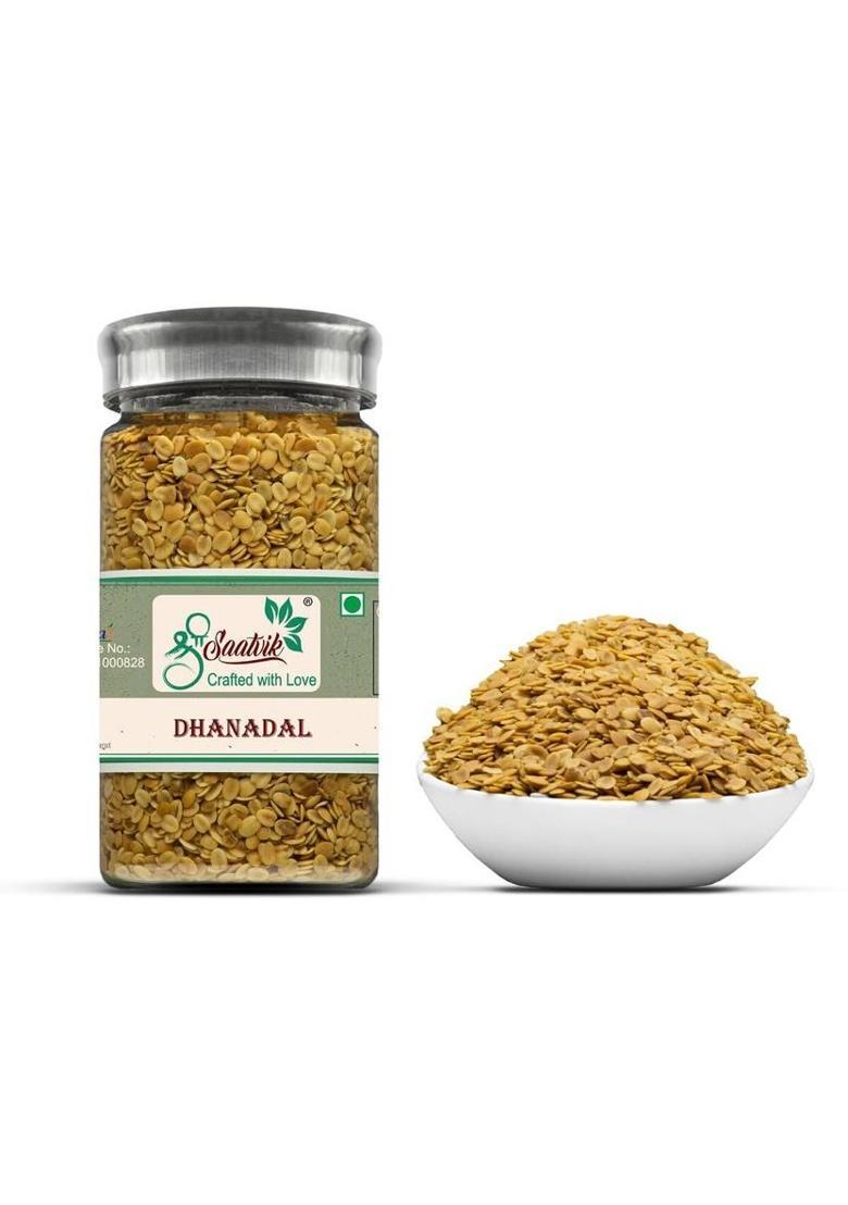 Shree Saatvik Dhanadal | Mouth Freshener | Coriander Seeds Roasted Mukhwas Mouth Freshener (0.13 Kg)