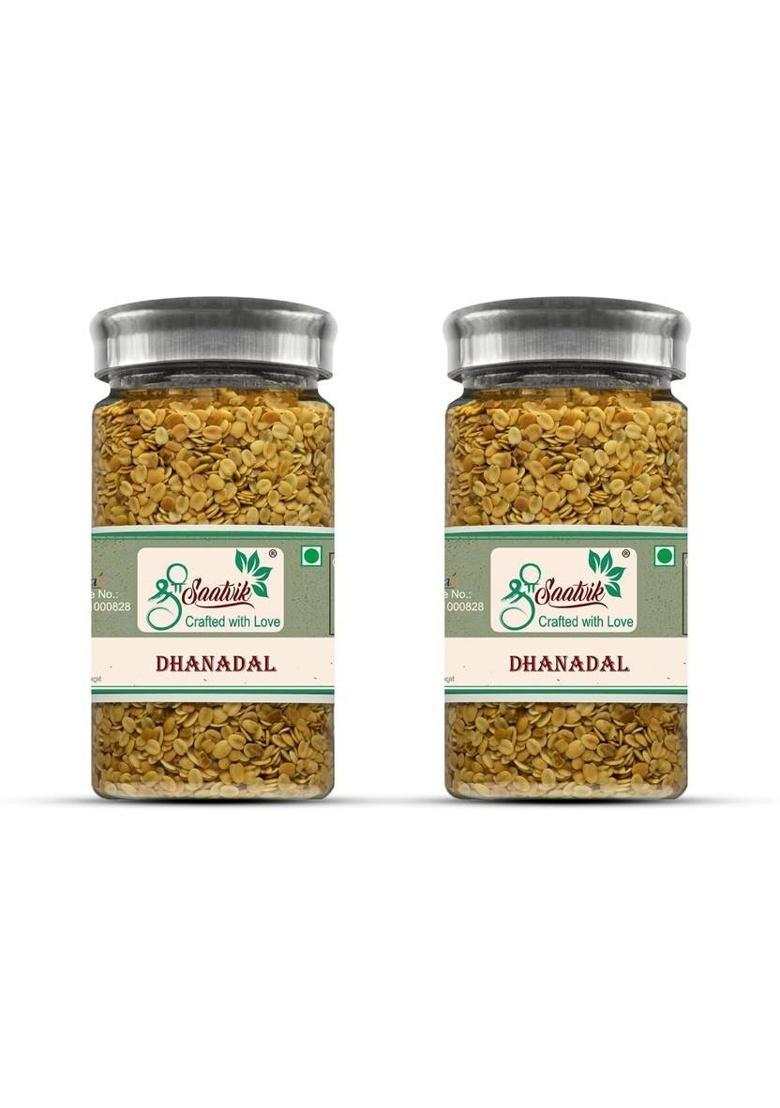 Shree Saatvik Dhanadal | Mouth Freshener | Coriander Seeds Roasted Mukhwas Mouth Freshener (0.13 Kg)