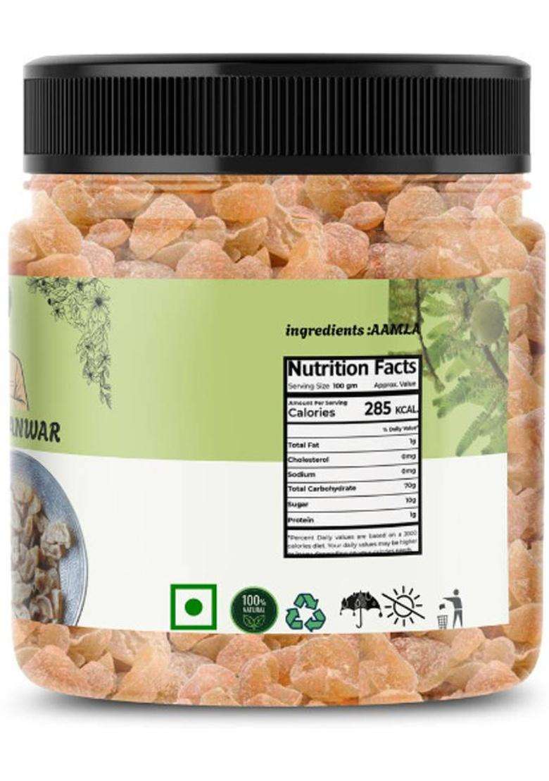 Marwad Manwar Natural Dried Sweet Amla Candy 300 Gm | Dry Amla Candy | Aamla Mouth Freshener&nbsp;&nbsp;(300 G) - Indya