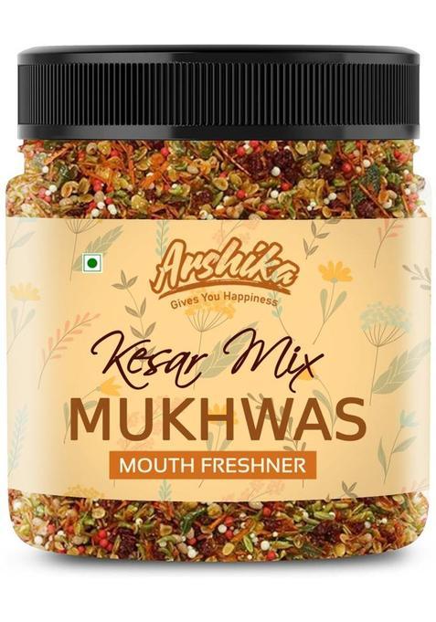 Arshika 100% Organic Kesar Mix Mukhwas Mouth Freshener&nbsp;&nbsp;(200 G)