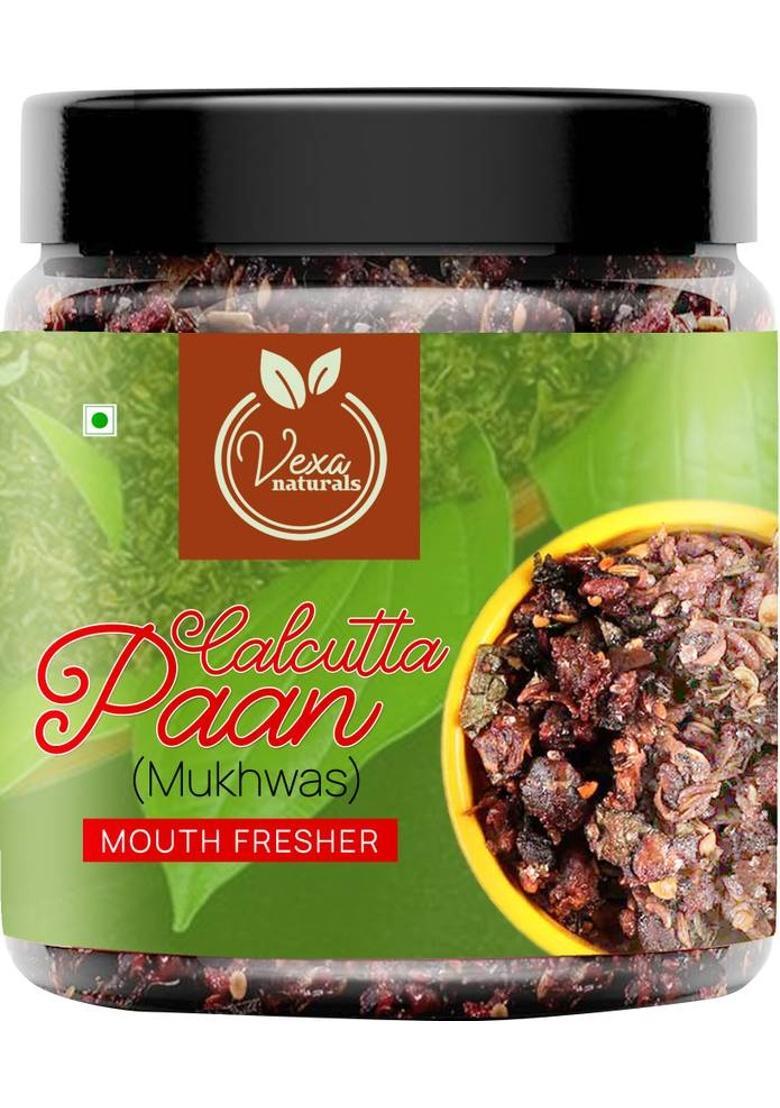 Vexa Naturals Calcutta Pan | Sweet Gulkand Pan Mouth Freshener With Authentic Flavor | Mukhwas Sweet & Refreshing Paan Mix Mouth Freshener (400 G)
