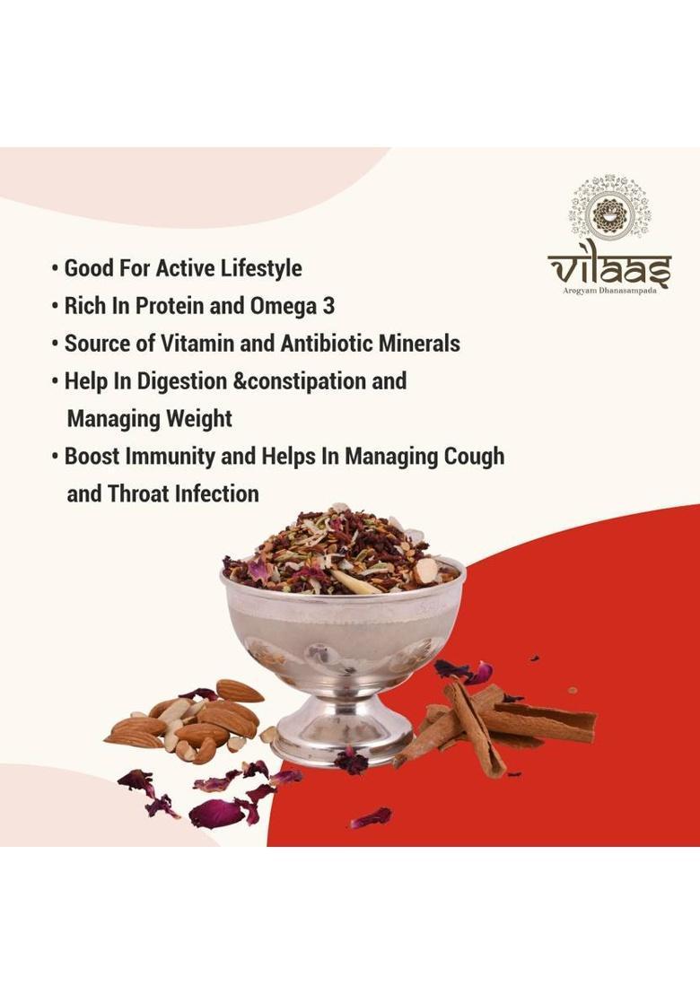 Vilaas Dried Nutty Fusion | Healthy, Delicious Snack With Nuts & Fruits Sweet Mouth Freshener (600 G)