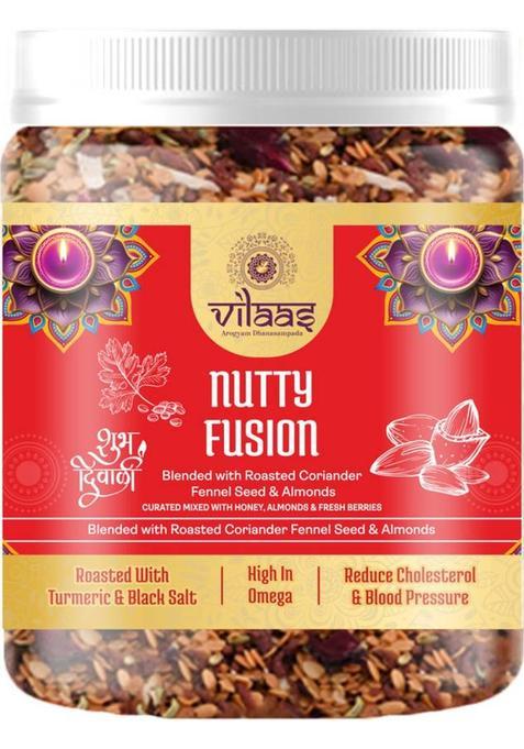 Vilaas Dried Nutty Fusion | Healthy, Delicious Snack With Nuts & Fruits Sweet Mouth Freshener&nbsp;&nbsp;(600 G)