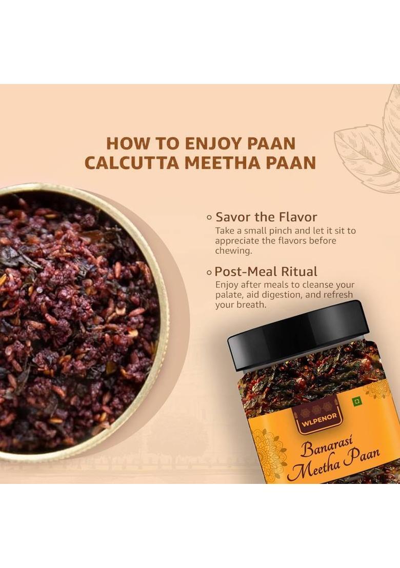 Wlpenor Banarasi Meetha Paan Mukhwas, Mouth Freshener, Digestive, After-Meal Snack Sweet Mouth Freshener (250 G)