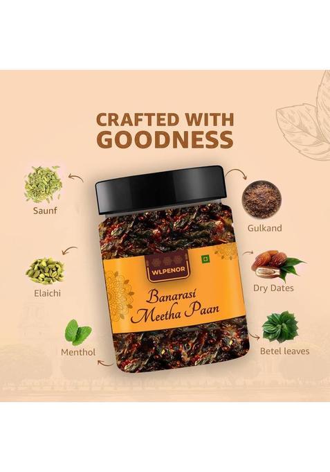 Wlpenor Banarasi Meetha Paan Mukhwas, Mouth Freshener, Digestive, After-Meal Snack Sweet Mouth Freshener (250 G)