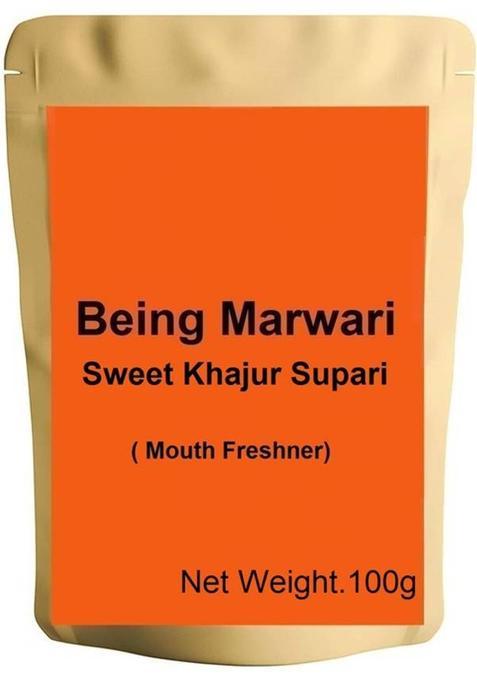 Being Marwari Sweet Khajur Supari Mouth Freshener (Mukhwas), 100G Supari Mouth Freshener&nbsp;&nbsp;(100 G)