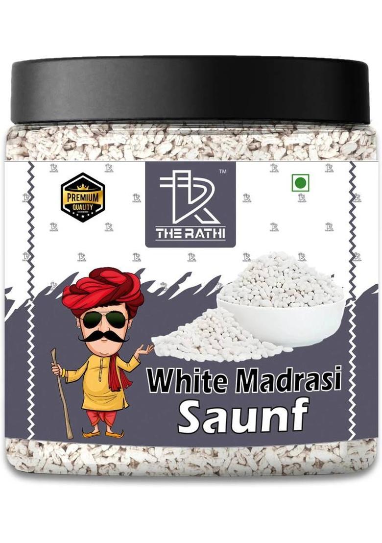 The Rathi Madrasi Saunf | White Madrasi Saunf | Mukhwas | After Meal Digestives Mukhwas Mint Mouth Freshener (250 G)