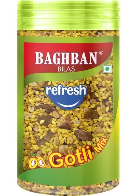 Baghban Bilas Refresh Gotli Mix | Premium Digestive Mukhwas | Tangy Spicy Gotli Mix Mouth Freshener&nbsp;&nbsp;(130 G)