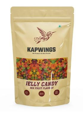 Kapwings Jelly Candy Bites | Fruity Flavours | Tasty Sugar-Coated Mix Fruit Jelly Candy&nbsp;&nbsp;(250 G)