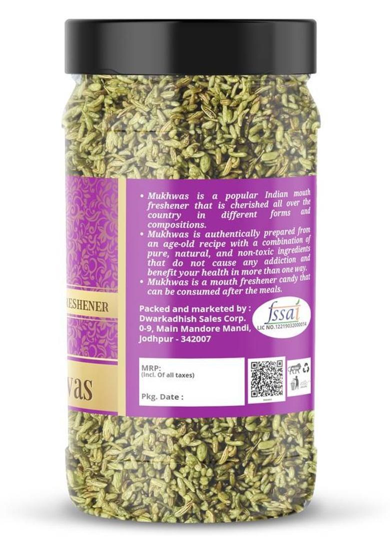 Dhawak Rashbhari Mukhwas Home Made Mouth Freshner|Digestive, After-Meal,Mukhwas Sweet Mouth Freshener (800 G)