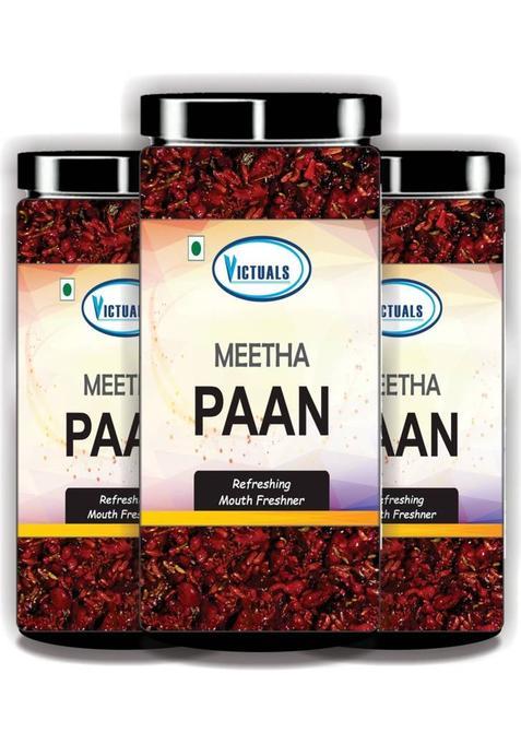 Victuals Paan Mukhwas|Calcutta Meetha Paan Meetha Paan Mouth Freshener&nbsp;&nbsp;(3 X 200 G)