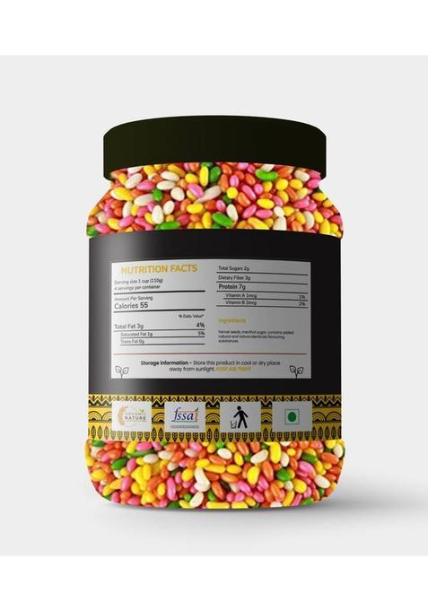 Organic Nature Colourful Sugar Coated Saunf| Colorful Fennel Seed