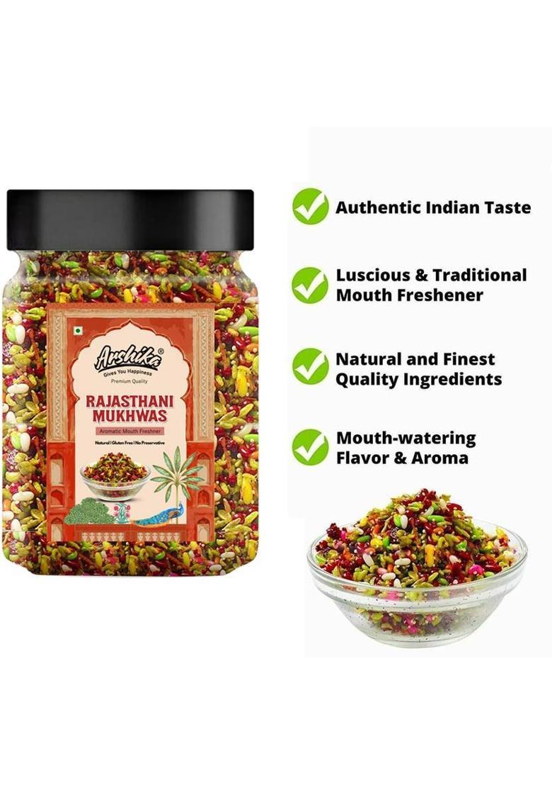 Arshika 100% Organic Rajasthani Mukhwas Mouth Freshener (200 G)