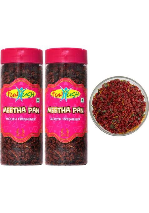 Funtush Meetha Paan Mukhwas 150 Grams Bottle | Mukhwas Mouth Freshener | Paan Mukhwas Mixed Mouth Freshener  (2 X 1 Pieces)